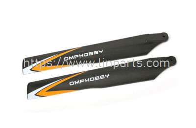 LinParts.com - Omphobby M2 2019 Version RC Helicopter Spare Parts: Main propeller Orange