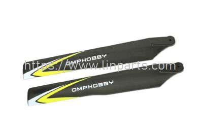 LinParts.com - Omphobby M2 2019 Version RC Helicopter Spare Parts: Main propeller Yellow