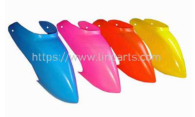 LinParts.com - Omphobby M2 EXPLORE/V2 RC Helicopter Spare Parts: Solid color Head cover yellow/blue/orange/rose red