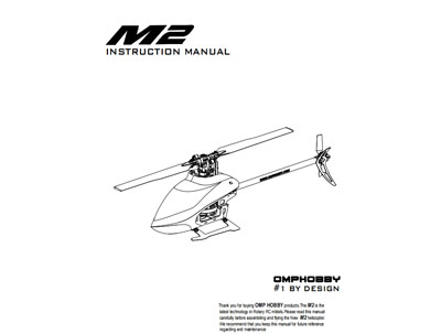 LinParts.com - Omphobby M2 2019 Version RC Helicopter Spare Parts: English manual [Dropdown]