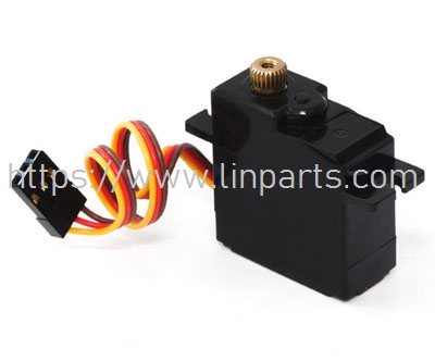 LinParts.com - SG1603 RC Car Spare Parts: Metal toothed steering gear (3-wire) Brushless