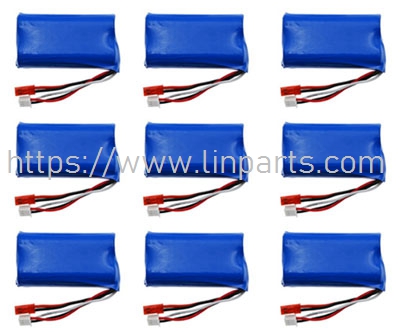 LinParts.com - SG1603 RC Car Spare Parts: 7.4V 1200mAh battery 9pcs
