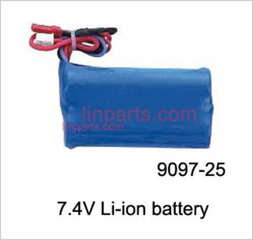LinParts.com - Shuang Ma 9097 Spare Parts: Body battery(7.4V 1100mAh)