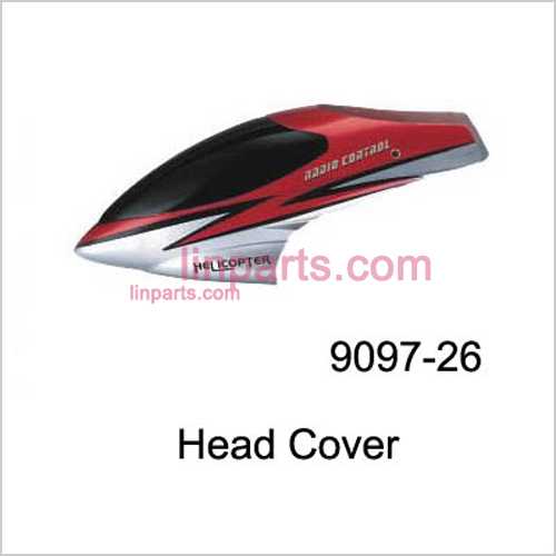 LinParts.com - Shuang Ma 9097 Spare Parts: Head cover\Canopy