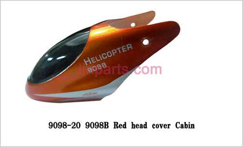 LinParts.com - Shuang Ma/Double Hors 9098 9102 Spare Parts: Head cover\Canopy(Orange)