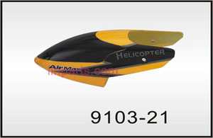 LinParts.com - Shuang Ma/Double Hors 9103 Spare Parts: Head cover\Canopy(Yellow)