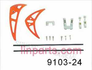 LinParts.com - Shuang Ma/Double Hors 9103 Spare Parts: Balance stabilizer Decorative set(Orange)