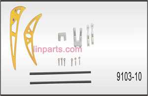 LinParts.com - Shuang Ma/Double Hors 9103 Spare Parts: Balance stabilizer Decorative set(Yellow)