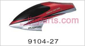 LinParts.com - Shuang Ma/Double Hors 9104 Spare Parts: Head cover\Canopy(Red)