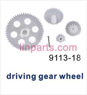 LinParts.com - Shuang Ma/Double Hors 9113 Spare Parts: driving gear wheel