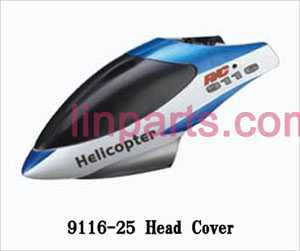 LinParts.com - Shuang Ma/Double Hors 9116 Spare Parts: Head coverCanopy(Blue)