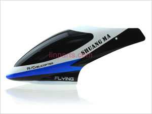 LinParts.com - Shuang Ma/Double Hors 9117 Spare Parts: Head cover\Canopy(Blue)