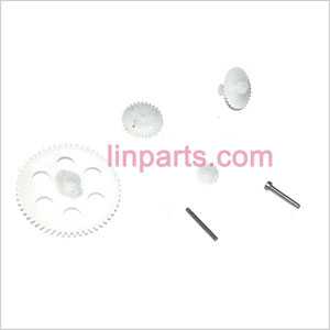 LinParts.com - Shuang Ma 9120 Spare Parts: Main gear + Gear driven set