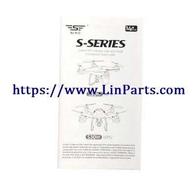 LinParts.com - SJ R/C S20W RC Quadcopter Spare Parts: English manual [Dropdown]
