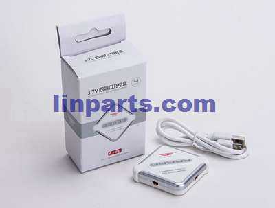 LinParts.com - Four-port Balance Charger a charge 4 red battery head 3.7v voltage