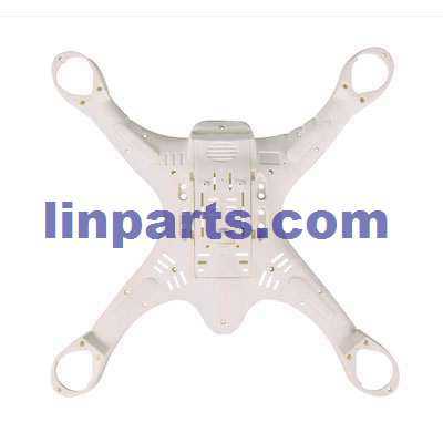 LinParts.com - SJ R/C X300-1 X300-1C X300-1CW RC Quadcopter Spare Parts: Bottom cover[White]X300-2