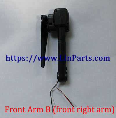 LinParts.com - SJ R/C Z5 RC Drone Spare Parts: Front Arm B (front right arm)