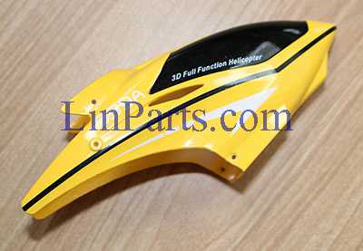 LinParts.com - [New version]SYMA S39 RC Helicopter Spare Parts: Head cover/Canopy(Yellow)