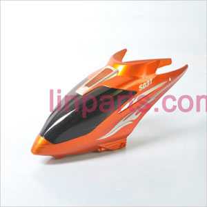 LinParts.com - SYMA S031 S031G Spare Parts: Head cover\Canopy(Orange)