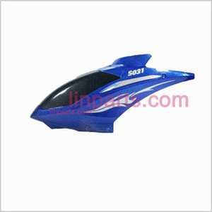 LinParts.com - SYMA S031 S031G Spare Parts: Head cover\Canopy(Blue)
