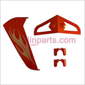 LinParts.com - SYMA S031 S031G Spare Parts: Tail decoration(Orange)