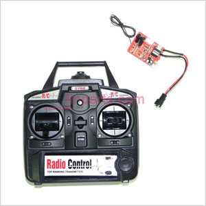 LinParts.com - SYMA S032 S032G Spare Parts: Remote Control\Transmitter+PCB\Controller Equipement