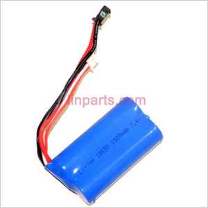 LinParts.com - H227-55 Spare Parts: Battery (7.4V 1500mAh Black SM plug)