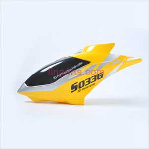 LinParts.com - SYMA S033 S033G Spare Parts: Head coverCanopy(Yellow)
