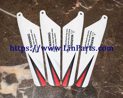 LinParts.com - SYMA S107H RC Helicopter Spare Parts: Main blade [Red]