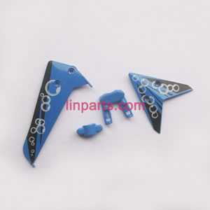 LinParts.com - SYMA S107P Spare Parts: Tail decorative set(Blue)