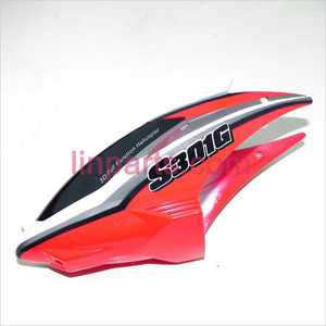 LinParts.com - SYMA S301 S301G Spare Parts: Head cover\Canopy(Red/white)