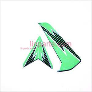 LinParts.com - SYMA S32 Spare Parts: Tail decorative set(Green)