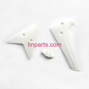 LinParts.com - SYMA S5 Spare Parts: Tail decorative set(White)