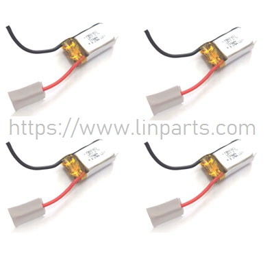 LinParts.com - Syma S5H RC Helicopter Spare Parts: 3.7V 100mAh battery 4pcs