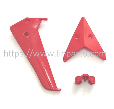 LinParts.com - Syma S5H RC Helicopter Spare Parts: Tail Decoration Red