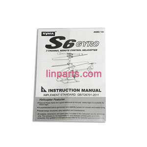 LinParts.com - SYMA S6 Spare Parts: English manual [Dropdown]