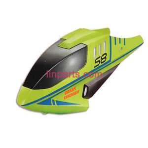 LinParts.com - SYMA S8 Spare Parts: Head cover/Canopy(Green)