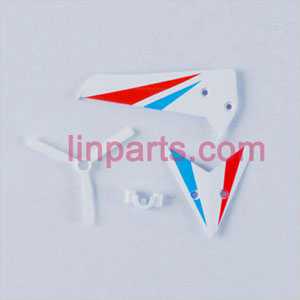LinParts.com - SYMA S800 S800G Spare Parts: Tail decorative set(White)