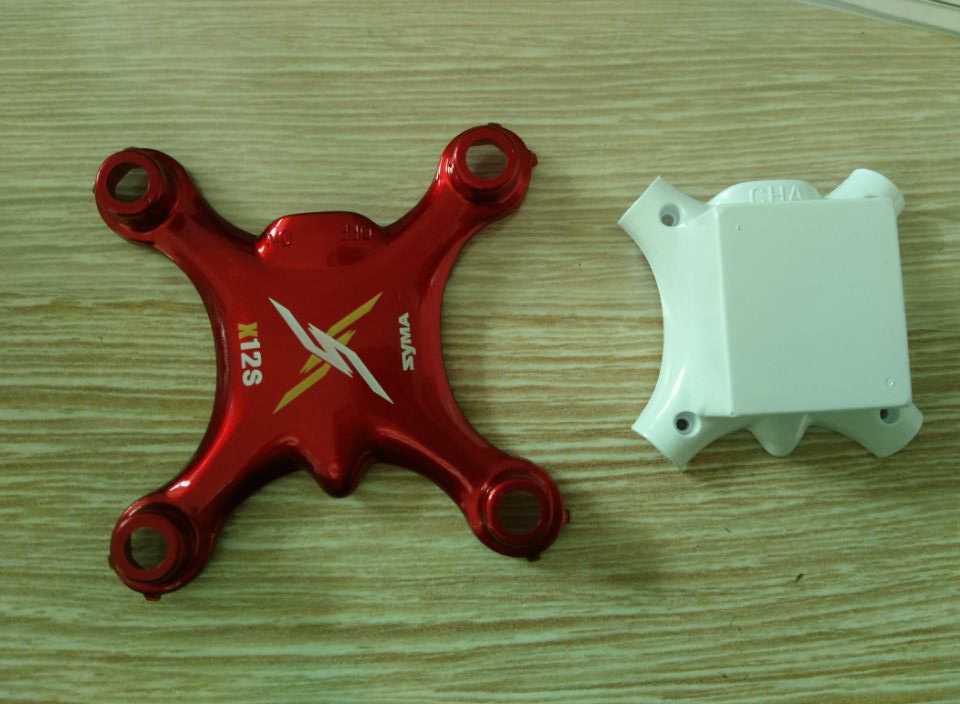 LinParts.com - SYMA X12 X12S 4CH R/C Remote Control Quadcopter Spare Parts: Fuselage[red]
