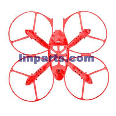 LinParts.com - SYMA X4S 4CH R/C Remote Control Quadcopter Spare Parts: Fuselage [red]