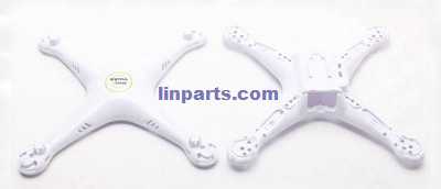LinParts.com - SYMA X5HW RC Quadcopter Spare Parts: Upper Head set+Lower board+Battery cover [white]