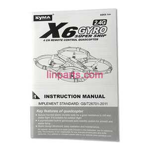 LinParts.com - SYMA X6 Spare Parts: Manual book