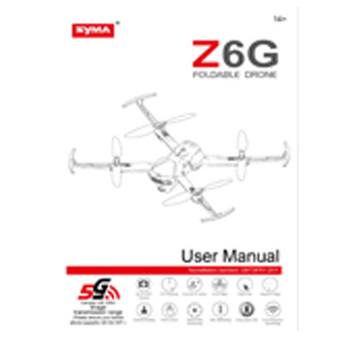LinParts.com - Syma Z6G RC Drone Spare Parts: English instruction manual