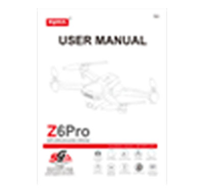 LinParts.com - Syma Z6Pro RC Drone Spare Parts: English instruction manual