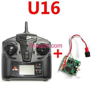 LinParts.com - UDI RC Helicopter U16 Spare Parts: Remote Control/Transmitter+PCBController Equipement