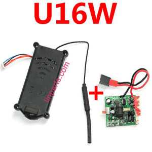 LinParts.com - UDI RC Helicopter U16W Spare Parts: WIFI camera set+PCBController Equipement