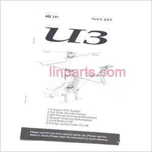 LinParts.com - UDI RC U3 Spare Parts: English manual book