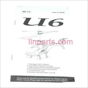 LinParts.com - UDI U6 Spare Parts: English manual book