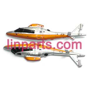 LinParts.com - UDI RC Helicopter U801 U801A Spare Parts: body(Yellow/White)