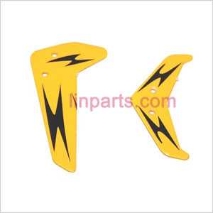 LinParts.com - UDI RC U802 Spare Parts: Tail decorative set (Yellow)